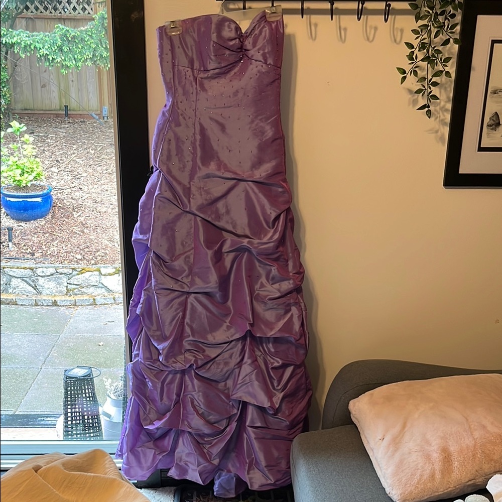 Jump Apparel Lavender Dress with Scarf